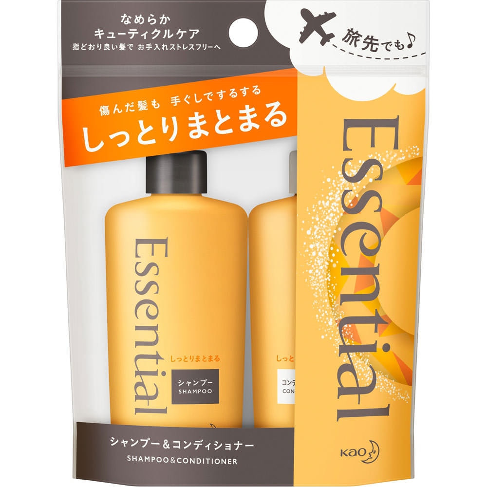 花王 エッセンシャル スマートリペア シャンプー・コンディショナー ミニセット 90ml