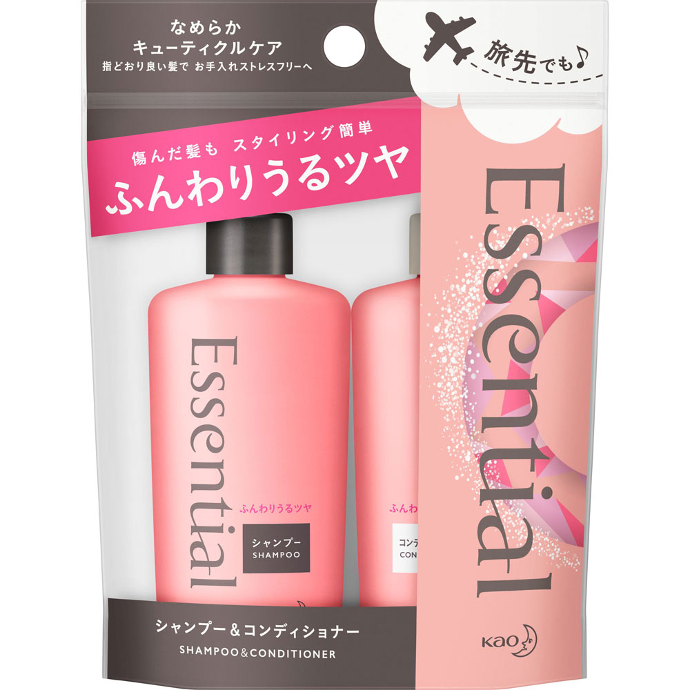 花王 エッセンシャル スマートアレンジ シャンプー・コンディショナー ミニセット 90ml