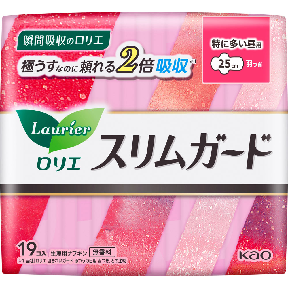 花王 ロリエ スリムガード 長時間しっかり昼用 19コ （医