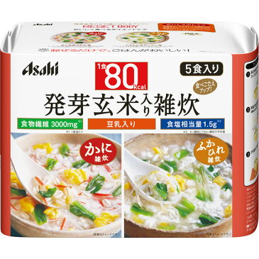 アサヒグループ食品株式会社 リセットボディ 豆乳カニ雑炊＆豆乳フカヒレ雑炊 5食