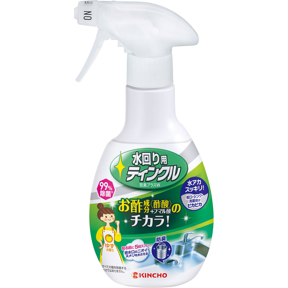 大日本除蟲菊 水回り用ティンクル お酢のチカラ シンク 水垢落とし スプレー 300ml