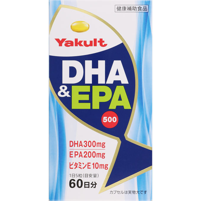 ヤクルトヘルスフーズ DHA＆EPA500 300粒