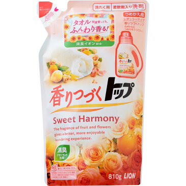 ライオン 香りつづくトップ Sweet Harmony つめかえ用 810g