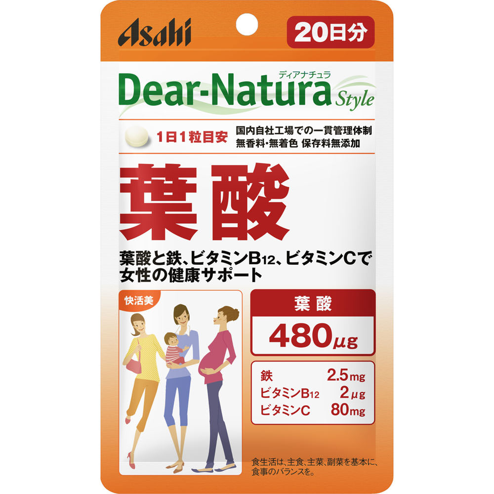 アサヒグループ食品株式会社 Dear−Natura Style 葉酸 20粒