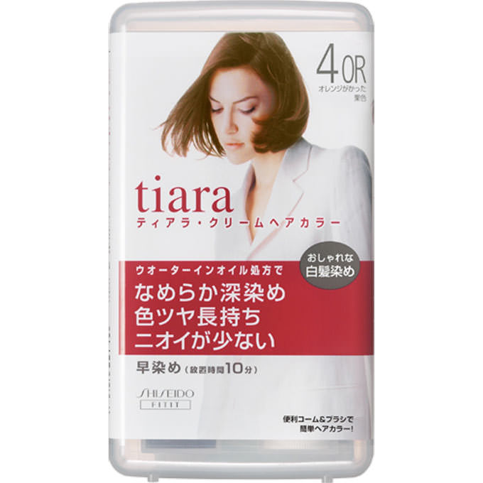 資生堂 ティアラ クリームヘアカラー オレンジがかった栗色 40g （医薬部外品）