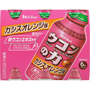 ハウスウェルネスフーズ ウコンの力 カシスオレンジ味 100ml×6