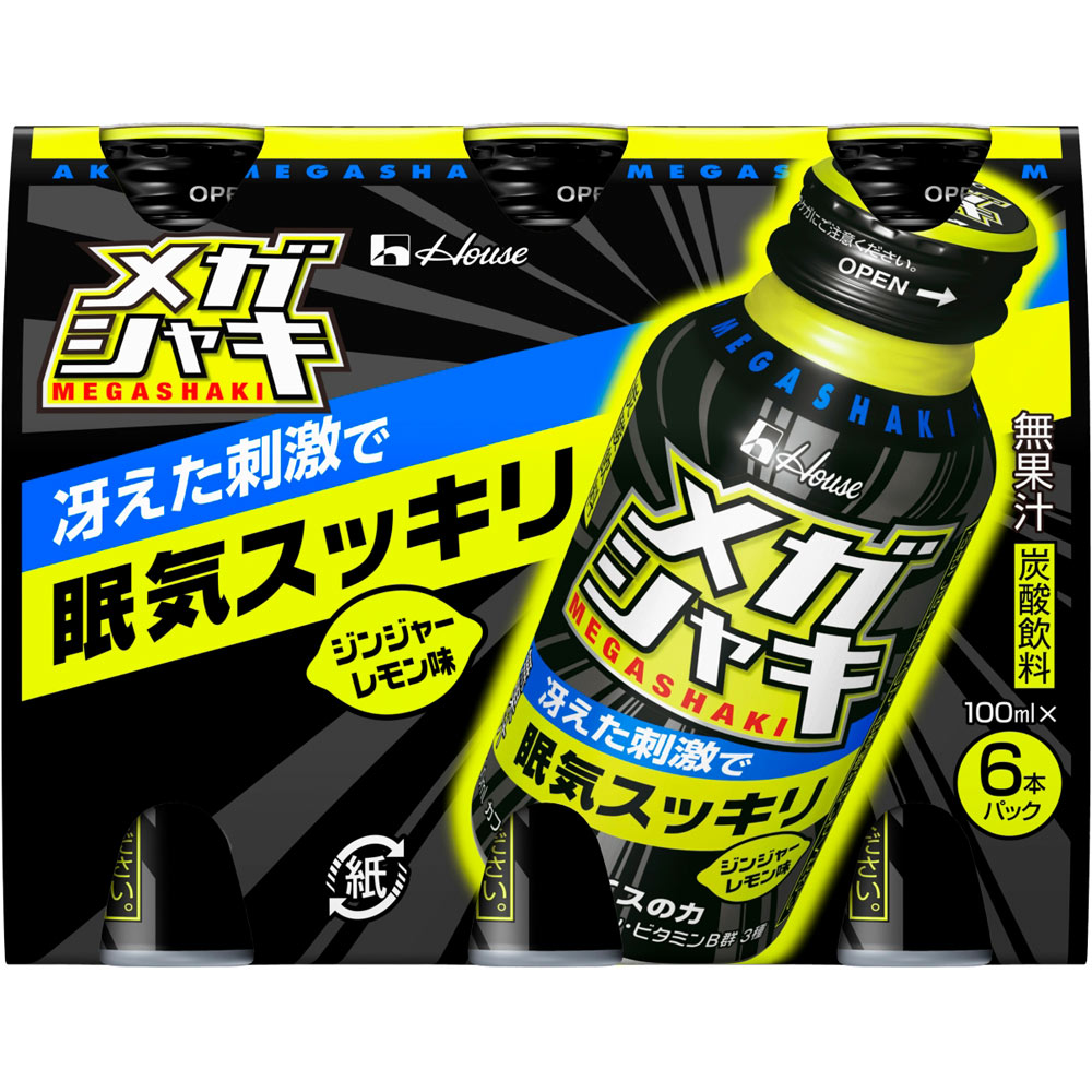 ハウスウェルネスフーズ メガシャキ 100ml×6