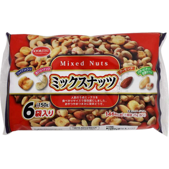 共立食品 ミックスナッツ 6P