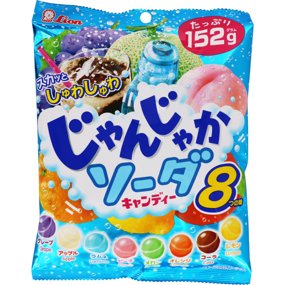 ライオン菓子 じゃんじゃかソーダ 152gのサムネイル