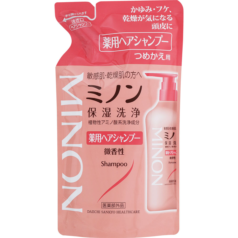 第一三共ヘルスケア ミノン薬用ヘアシャンプー詰替え 380ml （医薬部外品）