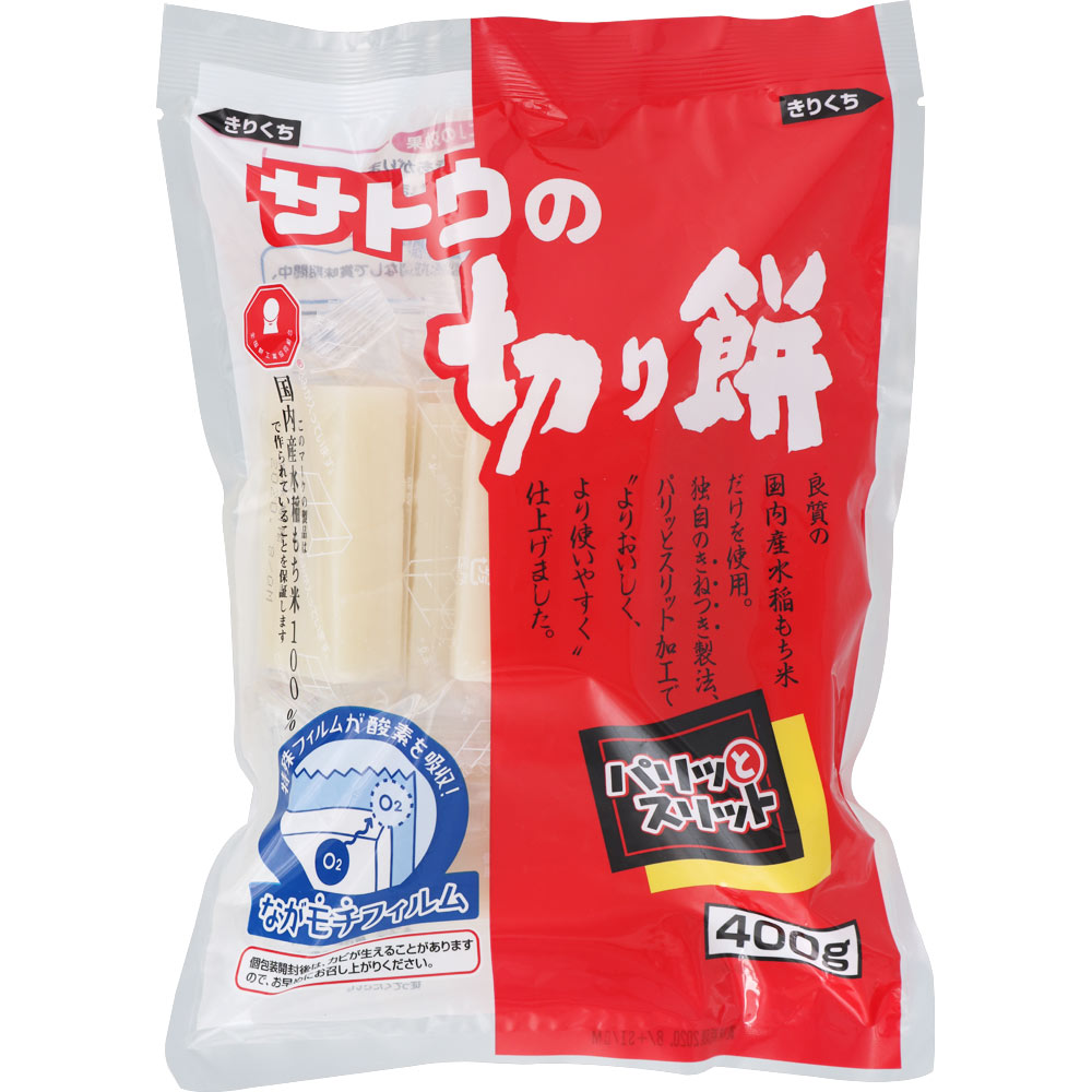 サトウ食品 サトウの切り餅 パリッとスリット 400gのサムネイル