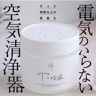 ウイルス対策【除菌消臭/Tレッシュ公式ショップ】T-resh 空間用(置き型タイプ) 菌 空間除菌 空気清浄 消臭 二酸化塩素/介護/赤ちゃん/おむつ/オムツ/寝室/リビング/靴箱/キッチン/トイレ/ペット/部屋干し/キッチン 消臭