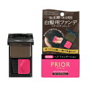 資生堂 プリオール ヘア ファンデーション 白髪 ひと塗り ハケ 気になったとき つける ぬる 黒 こげ茶 茶色バック コスメポーチ 化粧ポーチ