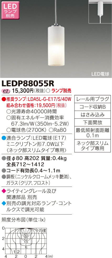 Pendant Lamps - ペンダント ライティングレール用◆ランプ別売◆LEDP88055R