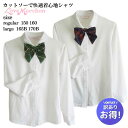 訳あり少々難あり品 シャツ カットソー 長袖 リボン付き 女の子 63213B-63213BP 白 150 160 165B 170B T/C天竺 20/- 中国製