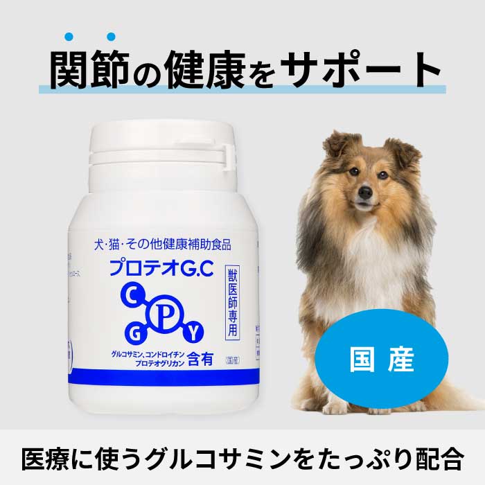 Rakuten - プロテオGC 140mg×120粒 (関節の健康をサポート) 犬猫用 サプリメント