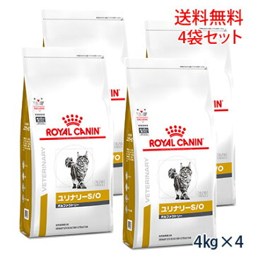 【C】【最大400円OFFクーポン】ロイヤルカナン 猫用 ユリナリーS/O オルファクトリー ドライ 4kg（4袋セット）(旧pHコントロール2 フィッシュテイスト)【9/1(木)0:00〜9/6(火)9:59】