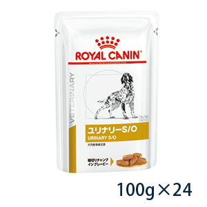 【C】【最大400円OFFクーポン】ロイヤルカナン 犬用 ユリナリーS/O ウェット 100gパウチ 24【6/1 土 0:00～6/7 金 9:59】