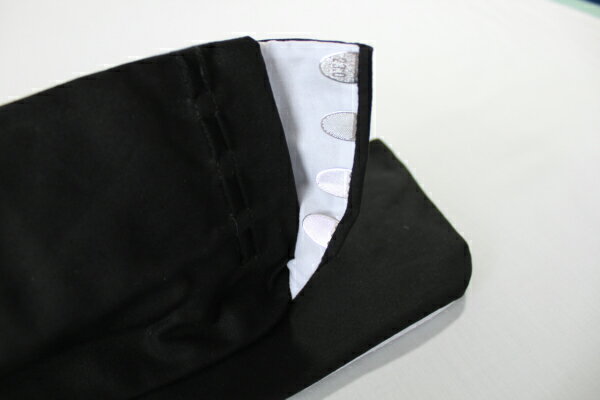 ゆかた　仕立上浴衣　白地紺　熨斗　小紋　男物・女物　杉2347「舞台・ステージ　衣裳」盆踊り・お稽古・イベントにも最適！　メンズ