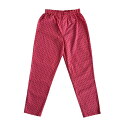 大人用長ズボン ピンク麻の葉サイズ:S,M,L,LL素材:綿100%<大人 股引 ゴム股引 ももひき パッチ ズボン ゴムズボン >