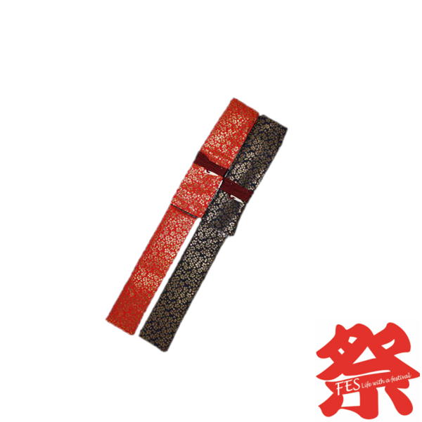 祭笛袋 単品赤金蘭・紺金蘭