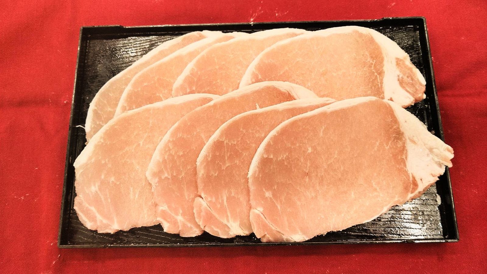 豚肉　ロース　スライス　生姜焼き、焼肉用　3.5mm厚　アメリカ産　冷凍品　1kg (送料別) 3