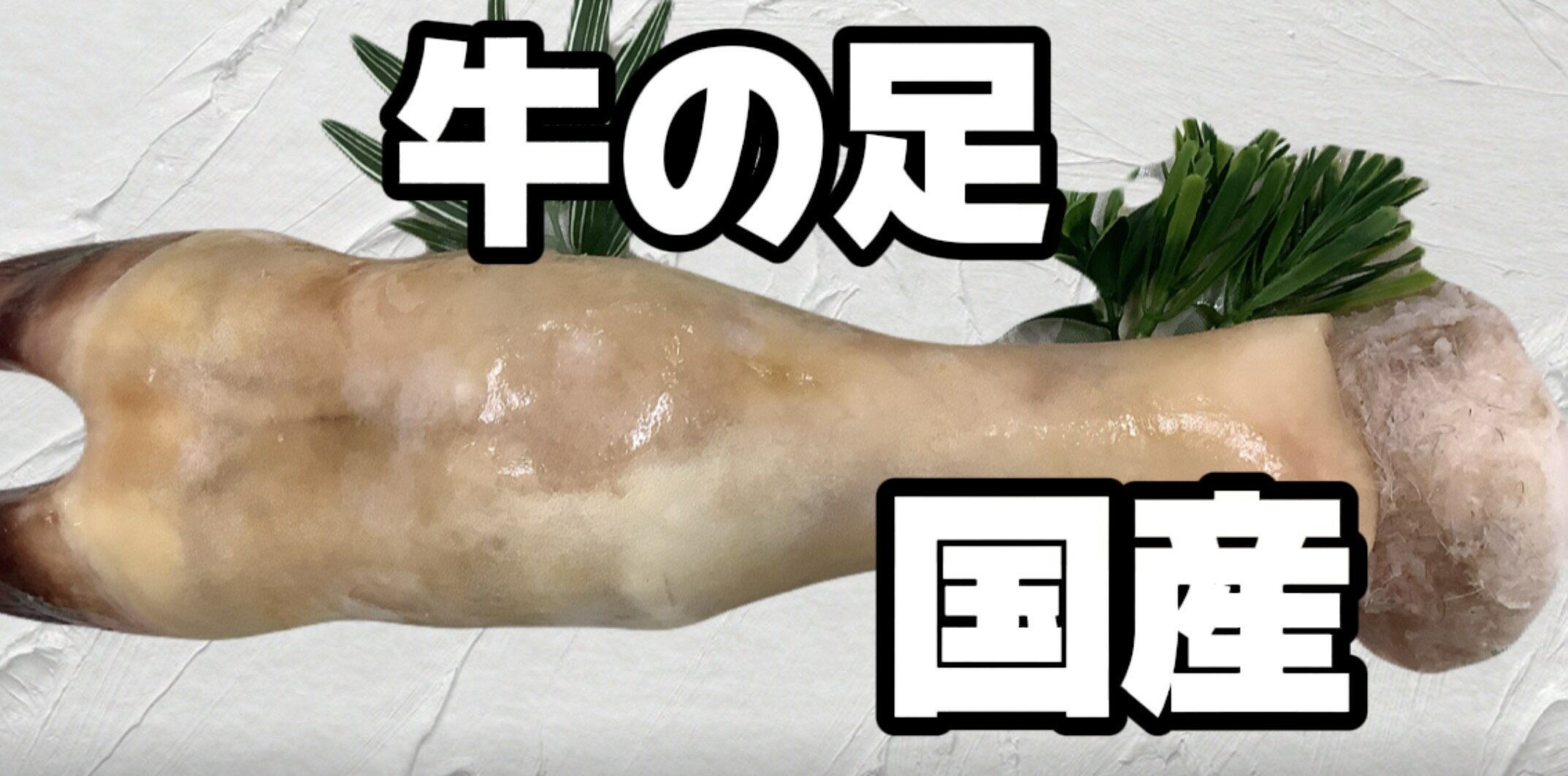 牛の足　国産　2.2kg~2.5kg スープ　煮こごり(チョクピョン)　ビーフパヤー　煮込み　送料別