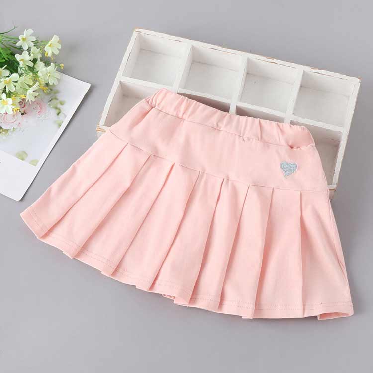 送料無料 子供服 子ども服 キッズスカート プリーツスカート コットン ストレッチ...