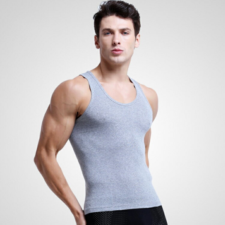 送料無料 タンクトップ メンズ コットン インナー インナータンク 下着 ノースリーブ ジム スポーツ ダンス メンズタンク 無地