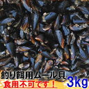 釣り餌に ムール貝 ムラサキイガイ3kg 小分け袋入り冷凍品 3キロ イガイ カラス貝 ムール貝 釣りエサ クロダイ 黒鯛 チヌ 石鯛 コブダイ カワハギ釣りに 冷凍餌 冷凍エサ 【食用ではありません…