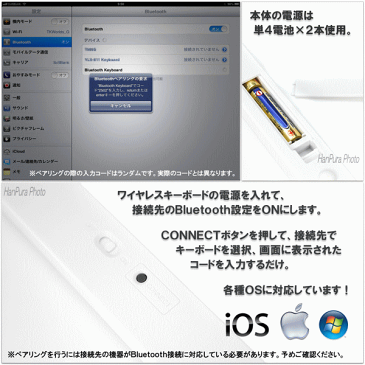 送料無料 iPhone5対応 Libra Bluetoothキーボード LBR-BTK1 iPad mini iPad Android Windows