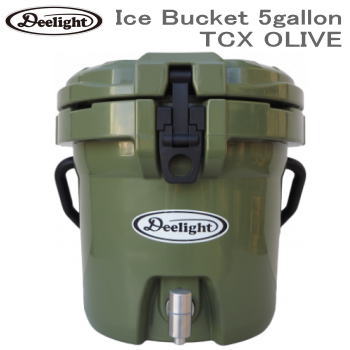 ACXh ACXoPbg 5galloni18.9LjDeelight Ice Bucket 5gallon-TCX OLIVE fB[Cg 