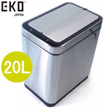 ゴミ箱 ダストボックス EKO デラックスファントム センサービン 20L EK9287MT-20L シルバー DELUX PHANTOM 送料無料