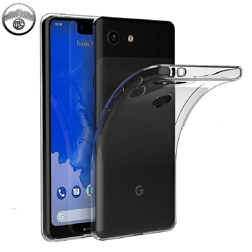 Google Pixel 3 XL ケース シリコン フィルム 付き TPU カバー クリア クリアケース Pixel 3 XL カバー Pixel3XL ケース グーグル ピクセル3 XL Pixel5a スマホケース 耐衝撃 シンプル シリコンケース バンパー 軽量(約16g)保護フィルム 付き