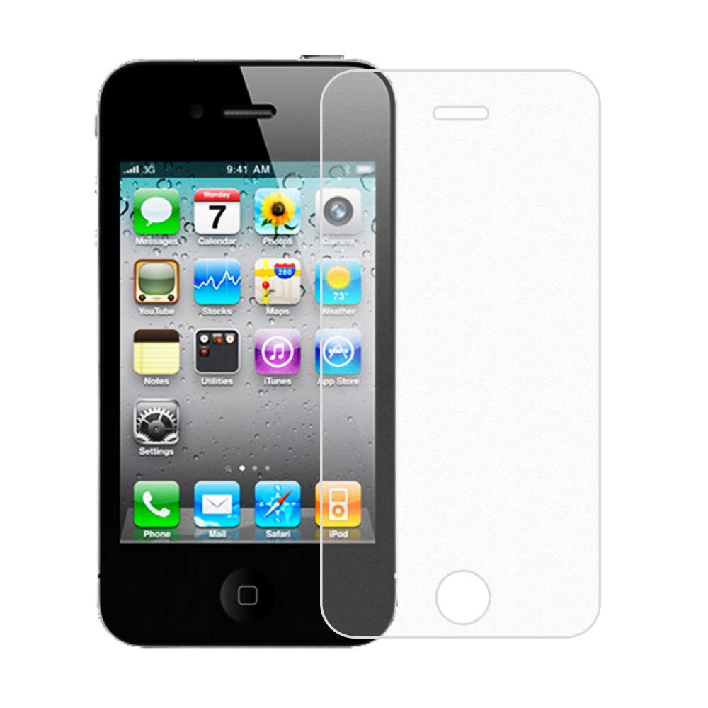 iPhone4/iPhone4S フィルム アンチグレア フィルム 非光沢タイプ iPhone4フィルム アイフォン アイフォン4 保護フィルム 液晶保護フィルム 保護シート 画面保護シート 目に優しい 薄さ0.15mm 高硬度 光沢 貼り付け簡単
