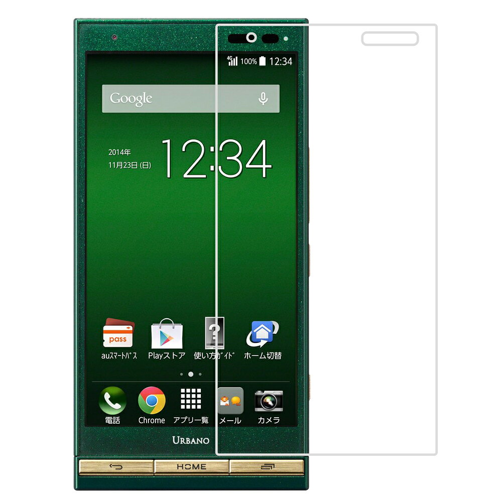 URBANO V01 KYV31 フィルム PET制 液晶画面保護フィルム 光沢タイプ v01フィルム KYV31フィルム 保護フィルム 液晶保護フィルム 保護シート 画面保護シート 目に優しい 薄さ0.1mm 高硬度 光沢 貼り付け簡単