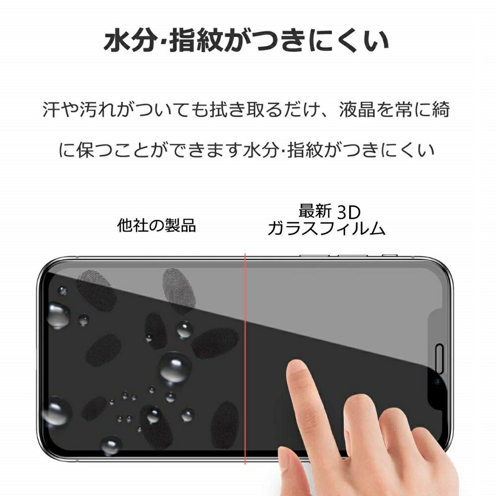 RakutenHandガラスフィルム曲面フィルム3D全面ガラス保護フィルム楽天モバイル楽天ハンドrakutenhand楽天hand保護フィルム強化ガラスフィルム硬度9H高透過率耐衝撃防塵飛散防止指紋防止画面鮮やか高精細貼り付け簡単