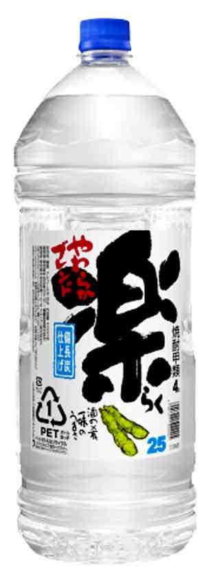 【送料無料　一部地域除く】キリン 楽 25° 4000ml4本入のケース販売です。
