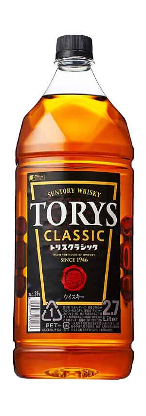 トリス（クラッシック）37°　2700ml ペットボトル1ケース6本入販売です！