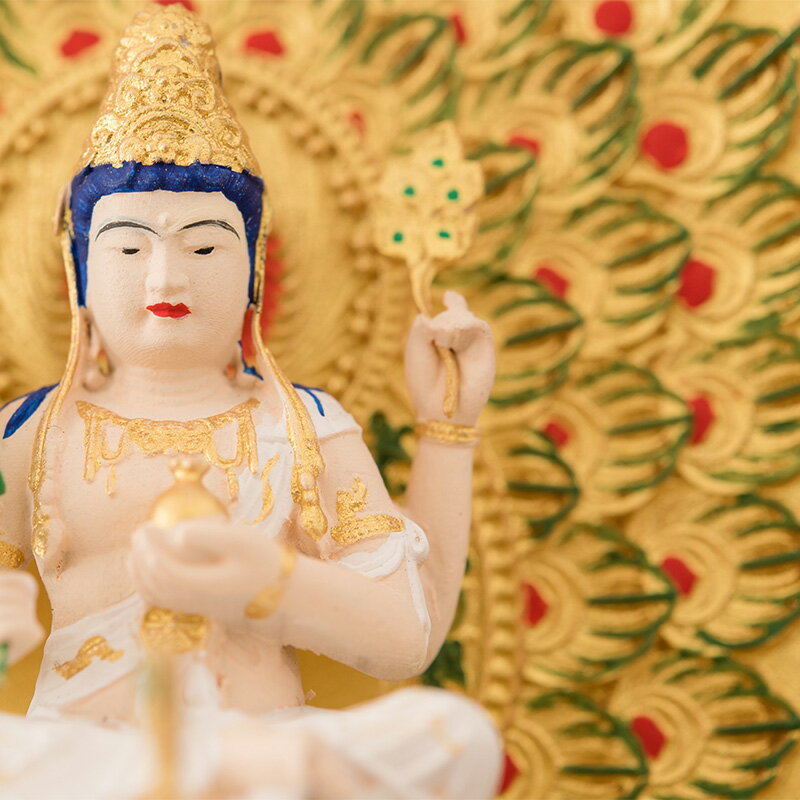 RIYAK 孔雀明王 ベーシックシリーズ 仏像 【全国優良仏壇専門店会の松屋仏具店】 No.379