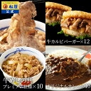 松屋 公式 ギュウギュウカレーセット32食(プレミアム仕様牛めしの具×10 オリジナルカレー×10 牛カルビバーガー×12) 冷凍食品 冷凍 おかず セット お惣菜 牛丼 肉 業務用 惣菜 お弁当 お試し 非常食 米 お米 ご飯のお供