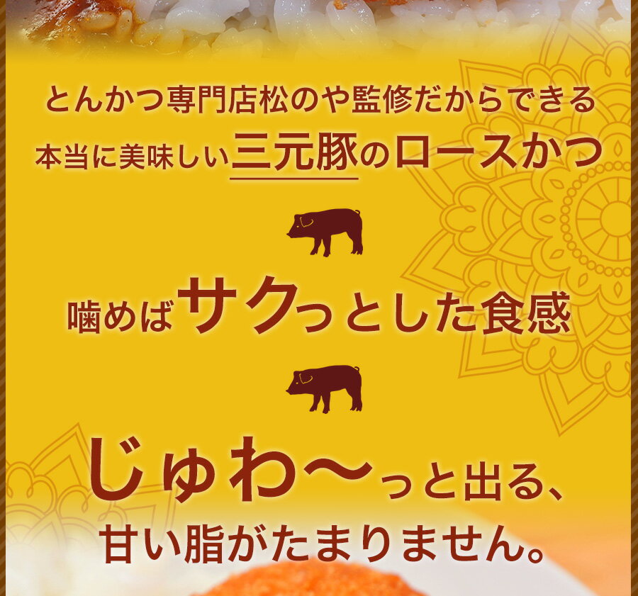 【松屋】ロースかつカレー15食セット(三元豚ロースかつtimes;15オリジナルカレーtimes;15)