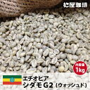 コーヒー 生豆 モカ 珈琲 豆 未焙煎 1kg エチオピア シダモG2 (Ethiopia Sidamo G2)