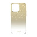 kate spade new york KSIPH-229-MOGLD 2022 iPhone 14 Pro Max用スマートフォンケース [ Gold Metallic Ombre ] ゴールド