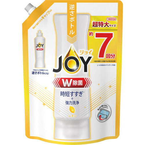 P＆Gジャパン合同会社 除菌ジョイコンパクト スパークリングレモンの香り 超特大 910ML 910ML