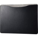 エレコム BM-IBSVM2213BK MacBook Pro / Air 13インチ 13.6インチ用 パソコンケース スリーブタイプ ソフトレザー ブラック