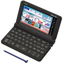 カシオ計算機 XD-SX4920BK 電子辞書 EX-word 260コンテンツ ブラック XDSX4920BK発売日：2023年2月16日●高校生 英語・国語強化モデル ハイレベルな英語・国語学習に対応した厳選260コンテンツ収録さらなる高みを目指す高校生へ。ハイレベルな英語学習、難関大合格に向けた高校学習をサポート。読む、聞く、書く、話すの4技能をバランスよく学習できる英語系コンテンツをはじめ、用語集、参考書、問題集などを幅広く収録。予習・復習から受験まで活用できます。●【6教科】高校生活はもちろん、大学入学共通テストにしっかり対応引き比べて知識が広がる国語辞書及び英語辞書を複数収録。教科書や入試問題によく出る用語を解説した参考書、実践的な知識が身につく問題集など、予習・復習から受験まで活用できる定評のあるコンテンツを多数収録。●【英語力強化】苦手を克服して英語力を伸ばす学習の基本となる英和・和英・英英辞典はもちろん、英語耳を育てる音声学習、英単熟語の暗記学習、正しい発音の習得に役立つコンテンツが充実。さらに英文法の本質を見極め、理論的に理解し文法力を養成する参考書群。読む、聞く、書く、話すの4技能をカバーした英語学習をサポートします。●【検定対策】検定合格に向けて実力をアップ進学・就職など、自分の英語力を測る英検 の学習コンテンツを拡充。単語集、過去問題集など、実践的な予想問題集も収録し、時間対効果の高い英検対策を実現します。●【英語学習の進捗管理】English Training Gym英会話学習の進捗が一目でわかる、「English Training Gym」を搭載。ボキャブラリー、リスニング、スピーキング、テスト対策の各分野を、達成度を確認しながら効率よく学習できます。また、レベルに応じた学習プランをガイドする「トレジムプラン」も収録。自分にあった学習方法が見つかります。●【学習効果を高める豊富な機能】同じことばを複数回調べることで、履歴表示の一覧上に参照回数が表示されます。英和辞典※の画面上でも参照回数を表示することで、復習などでの気づきを促します。さらにマーカー機能やカラーノート機能の併用で学習内容の定着させ、レベルアップを図る。●安心して学習できる親切設計！気軽に持ち運べる！ 落下に強い！加圧に強い！振動に強い！堅牢設計『TAFCOT』 ●安心して学習できる親切設計！ブルーライトカットもできる！ 目に優しいブルーライトカット機能。勉強が長時間続くときに便利！ &nbsp;【仕様】本体サイズ(閉時)：：幅157.5×奥行101×高さ18.4mm本体重量(電池含まず)：242g海外旅行向け：旅行会話収録モデルキー配列：JISキー配列液晶表示：フルワイドVGAカラー液晶：横114.6×縦66.0mm（5.2型）横864×縦480ドット ※ブルーライトカット機能タッチパネル：横128.2×縦66.0mm（5.7型） クイックパレット付無線LAN：Wi-Fi対応 IEEE802.11b/g 2.4GHz※ただし、追加コンテンツダウンロード専用ページのみに接続接続端子：マイクロUSB端子、イヤホン端子（φ3.5mm）メモリー：内蔵約900MB、microSDHCメモリーカード（市販）電源：アルカリ乾電池×2本（付属）。またはeneloop×2本もしくは充電式EVOLTA×2本※充電池および充電器は商品に付属しておりません。また、上記以外の充電池には対応しておりません。使用可能時間(単3形アルカリ乾電池の場合)：画面の明るさ3の設定で表示状態になった30秒後に暗くなる場合約130時間（英和辞典の訳画面の連続表示時間）