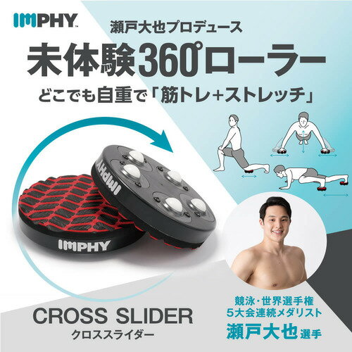 IMPHY クロススライダー 瀬戸大也プロデュース 360度ローラー 2