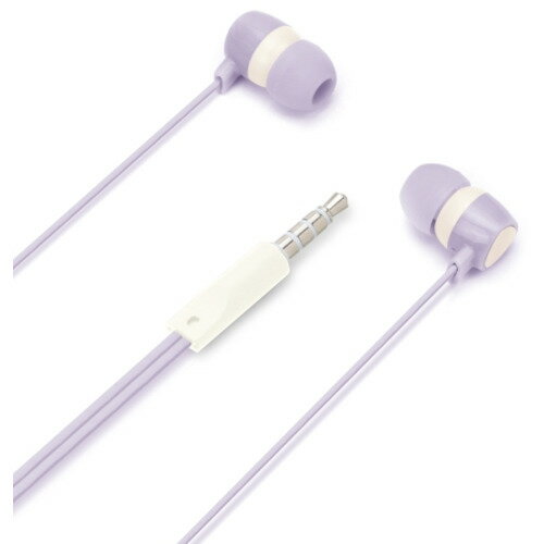 楽天マツヤデンキ楽天市場店PGA PG-SECE1PP5 3.5mmステレオプラグ ステレオイヤホン カナルタイプ Premium Style コード長1.2m パープル PGSECE1PP5