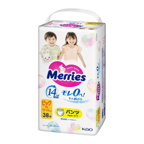 花王 メリーズ エアスルー パンツ ビッグサイズ 38枚